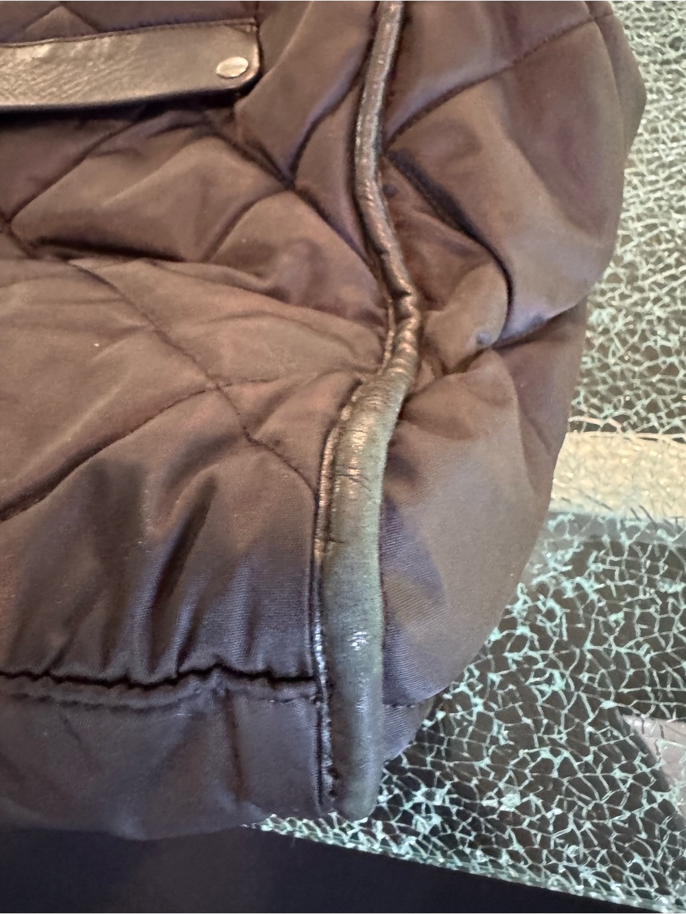 MZ Wallace Quilted Black Shoulder Tote Bag - Picture 12 of 14
